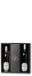 Two pack holiday wine gift box